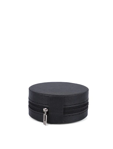 Бокс для прикрас MIRATON з екошкіри чорний - фото 2 - Miraton