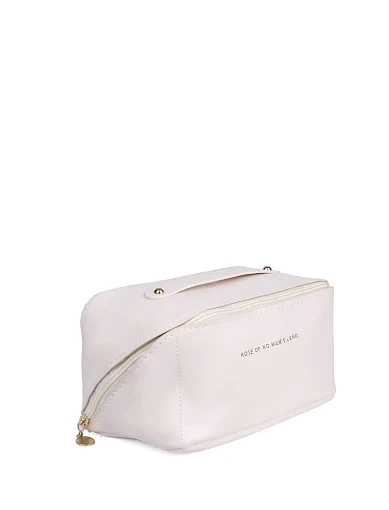 Косметичка з екошкіри молочна - фото 2 - Miraton