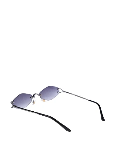 Сонцезахисні окуляри геометричні сині - фото 3 - Miraton