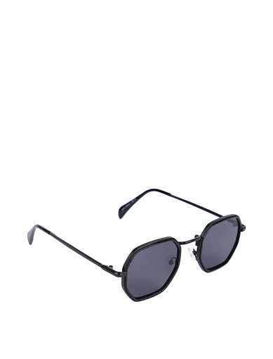 Сонцезахисні окуляри геометрія в чорній оправі (3410) - фото 2 - Miraton