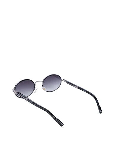 Сонцезахисні окуляри круглі сірі (56111-1) - фото 3 - Miraton