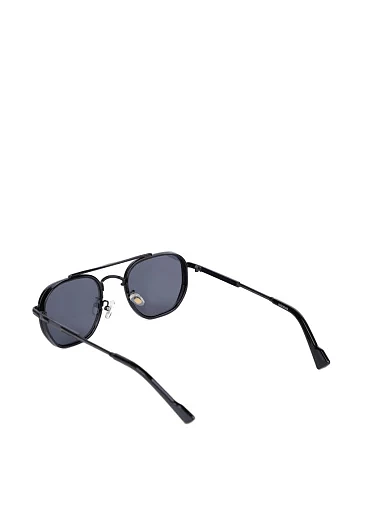 Сонцезахисні окуляри прямокутні чорні (56117) - фото 3 - Miraton