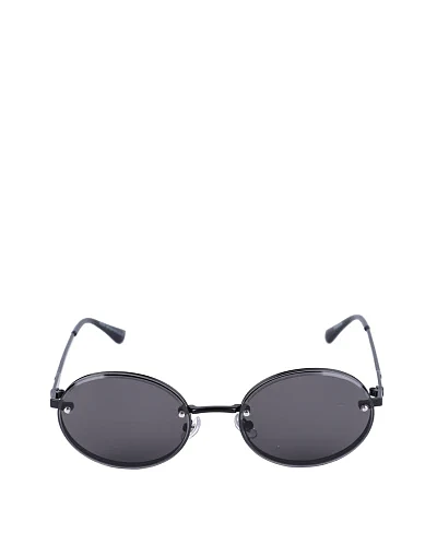 Сонцезахисні окуляри круглі чорні (31447) - фото 2 - Miraton