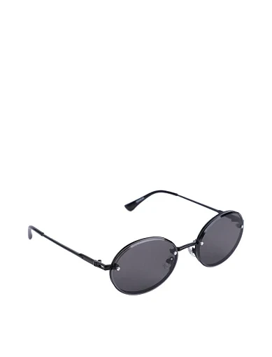 Сонцезахисні окуляри круглі чорні (31447) - фото 3 - Miraton