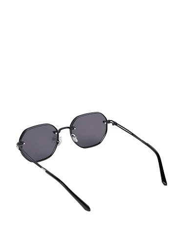 Сонцезахисні окуляри прямокутні чорні (31818) - фото 3 - Miraton