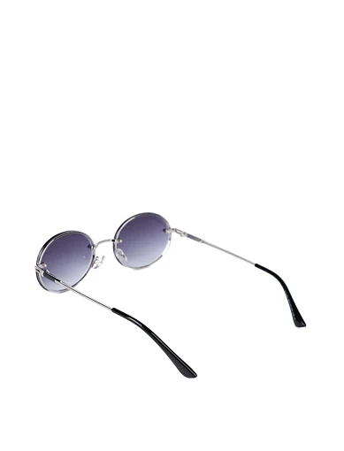 Сонцезахисні окуляри круглі сині - фото 3 - Miraton