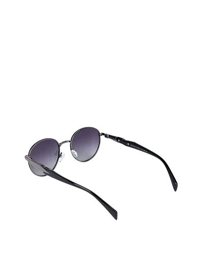 Сонцезахисні окуляри круглі чорні - фото 3 - Miraton