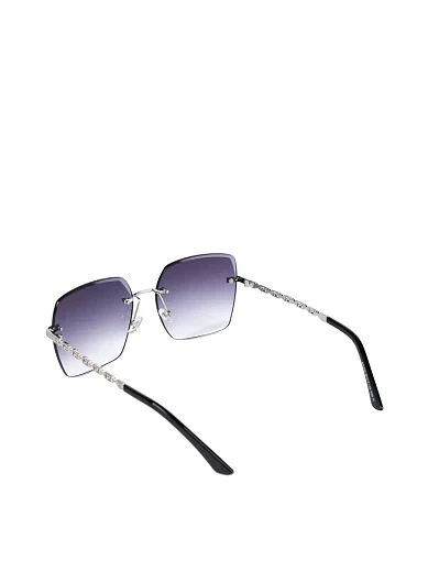 Сонцезахисні окуляри прямокутні сірі з градієнтом - фото 3 - Miraton