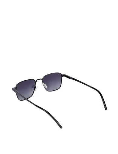 Сонцезахисні окуляри прямокутні чорні - фото 3 - Miraton