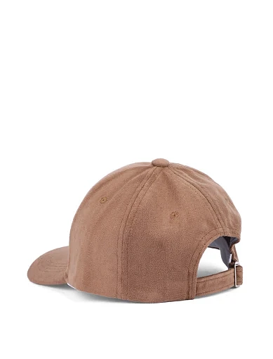 Кепка велюровая бежевая - фото 3 - Miraton