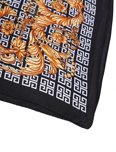 Жіноча хустка MIRATON тканинна чорна - фото 2 - Miraton