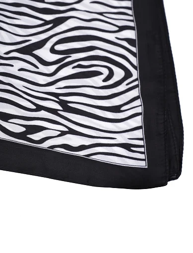 Жіноча хустка MIRATON тканинна чорна - фото 2 - Miraton