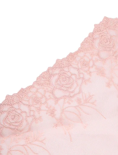 Жіноча хустка MIRATON тканинна рожева - фото 3 - Miraton