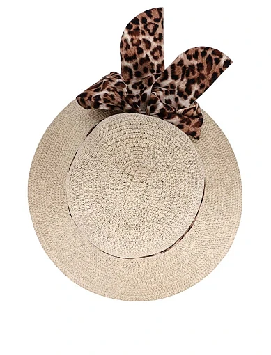 Капелюх із соломи молочного кольору - фото 4 - Miraton