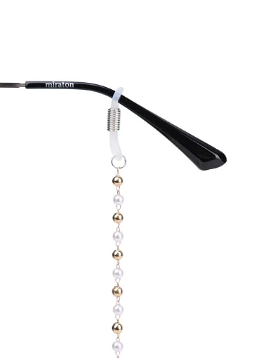 Ланцюжок для окулярів із золотих намистин і перлин - фото 3 - Miraton