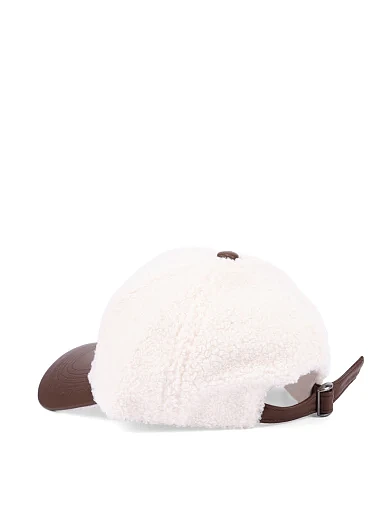 Кепка тедді-хутро коричнева(KH-4) - фото 3 - Miraton