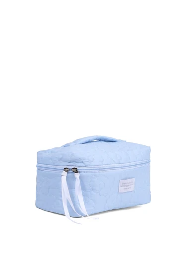Косметичка тканинна блакитна - фото 2 - Miraton