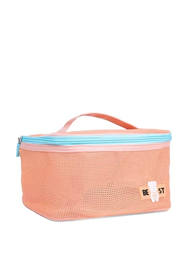 Косметичка з сітки помаранчева - фото 2 - Miraton