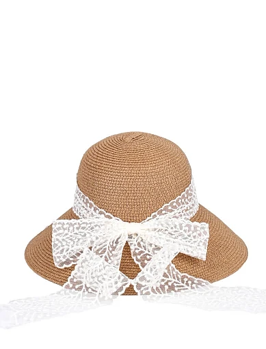 Капелюх із соломи кемел - фото 3 - Miraton