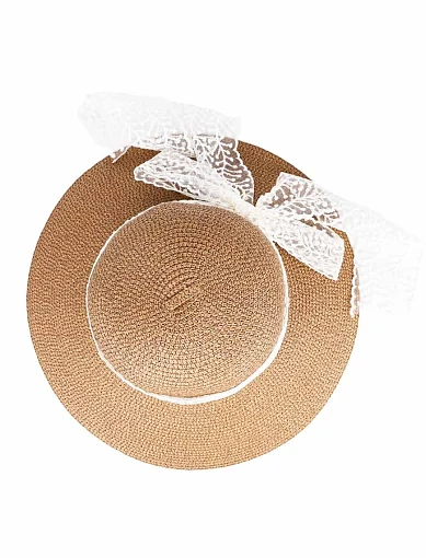 Капелюх із соломи кемел - фото 4 - Miraton