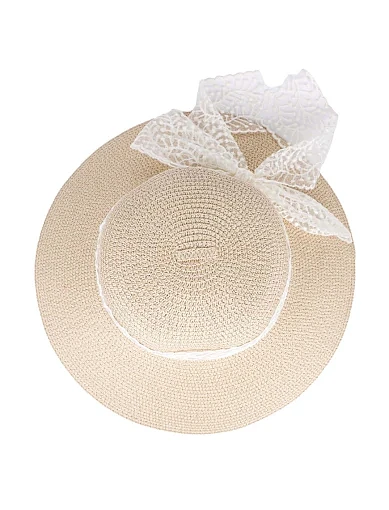 Капелюх із соломи молочного кольору - фото 4 - Miraton