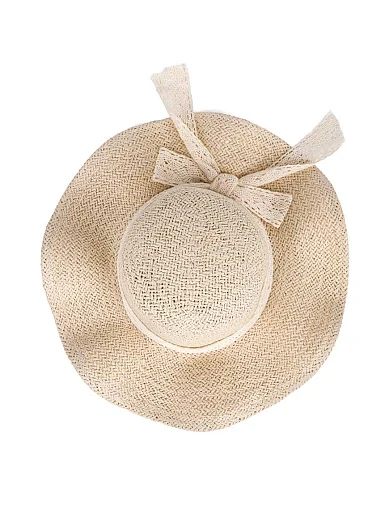 Капелюх із соломи молочного кольору - фото 4 - Miraton