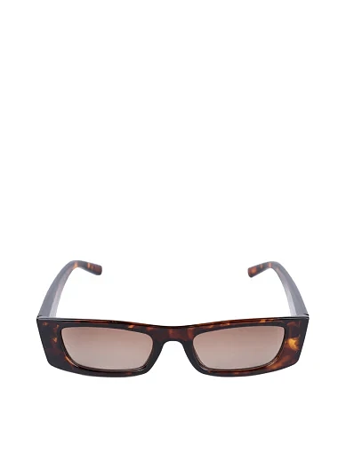 Сонцезахисні окуляри прямокутні коричневі - фото 2 - Miraton