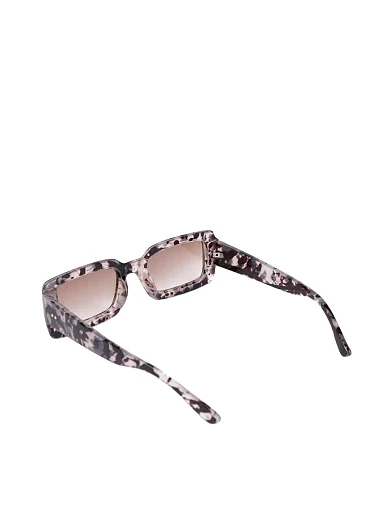 Солнцезащитные очки прямоугольные коричневые - фото 3 - Miraton