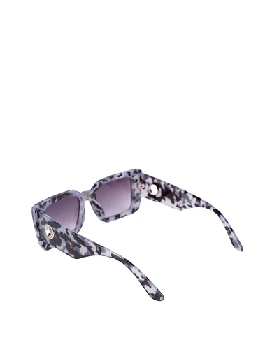 Сонцезахисні окуляри прямокутні сірі - фото 3 - Miraton