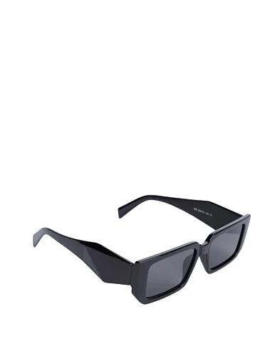 Сонцезахисні окуляри прямокутні чорні - фото 2 - Miraton