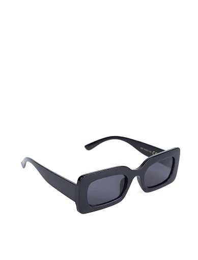 Сонцезахисні окуляри прямокутні чорні - фото 2 - Miraton