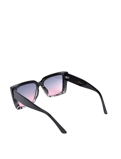 Сонцезахисні прямокутні окуляри з сіро-рожевим градієнтом - фото 3 - Miraton