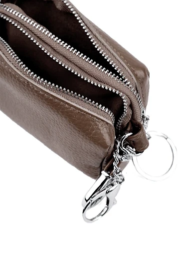 Ключниці шкіряні коричневі - фото 4 - Miraton