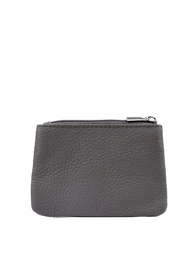 Монетниця шкіряна сіра(438) - фото 3 - Miraton