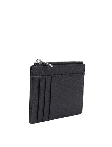 Візитниця шкіряна чорна - фото 2 - Miraton