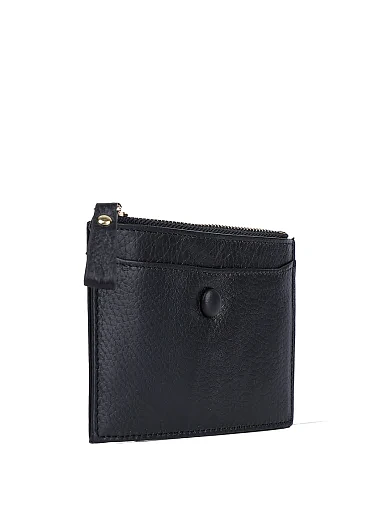 Візитниця шкіряна чорна - фото 2 - Miraton