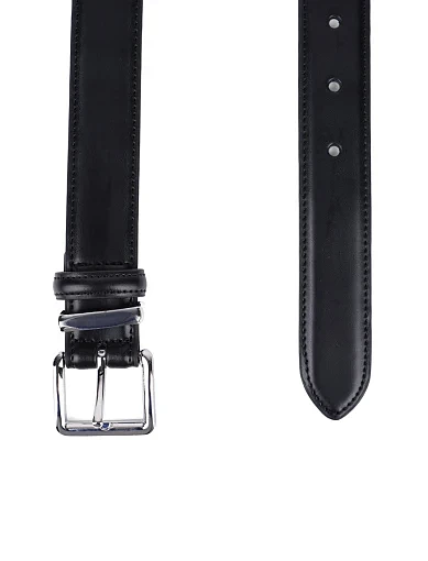 Жіночий ремінь шкіряний чорний - фото 2 - Miraton