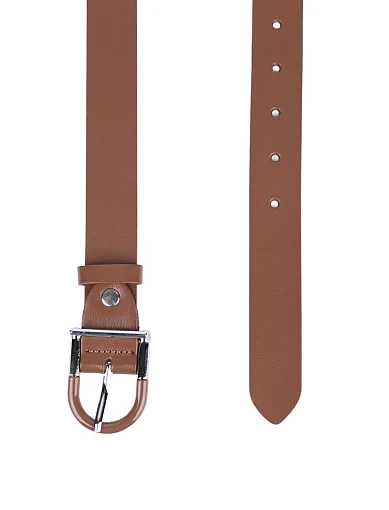 Жіночий ремінь шкіряний бежевий - фото 2 - Miraton