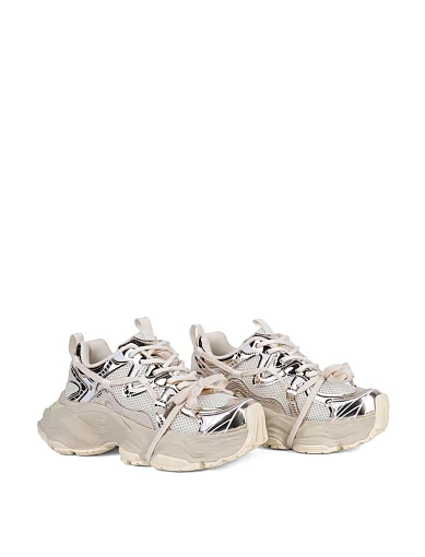 Жіночі кросівки Attizzare зі штучної шкіри бежеві - фото 3 - Miraton