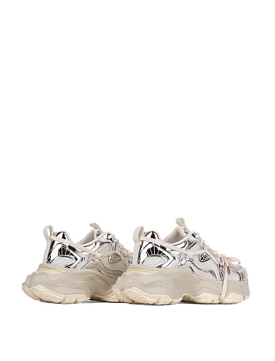 Жіночі кросівки Attizzare зі штучної шкіри бежеві - фото 4 - Miraton