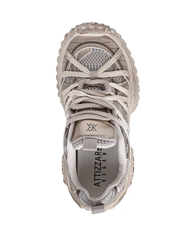 Жіночі кросівки Attizzare зі штучної шкіри бежеві - фото 5 - Miraton