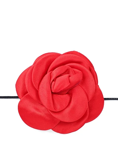 Кольє шнурок троянда червона - фото 2 - Miraton