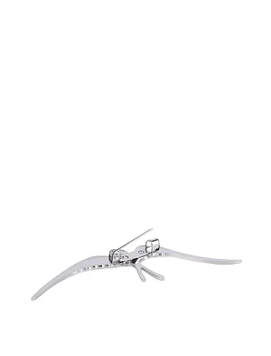 Брошка птах метал у сріблі - фото 2 - Miraton