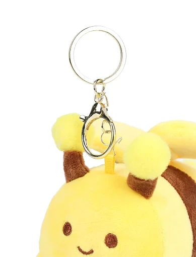 Брелок з підвіскою м'яка іграшка жовта бджілка - фото 2 - Miraton