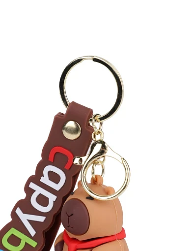 Брелок з підвіскою силіконова іграшка капібара - фото 2 - Miraton