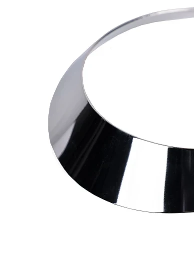 Гладкий металевий чокер срібло - фото 2 - Miraton