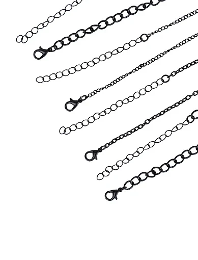 Намисто з багатошарового ланцюжка з хрестиком - фото 2 - Miraton