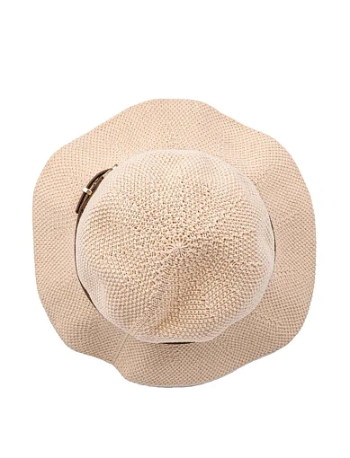 Капелюх із соломи молочного кольору - фото 4 - Miraton