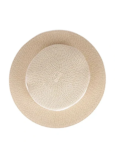 Капелюх із соломи молочного кольору - фото 3 - Miraton