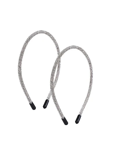 Тонкий обуч для волосся з білими кристалами - фото 2 - Miraton